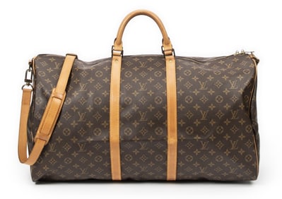 LOUIS VUITTON KEEPALL BANDOULIERE 60 BROWN