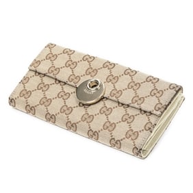 GUCCI ECLIPSE CONTINENTAL WALLET BEIGE/IVORY