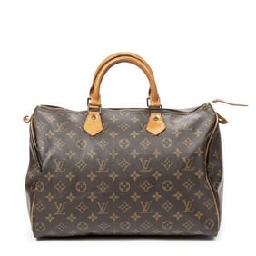 LOUIS VUITTON SPEEDY 35 BROWN HANDBAG