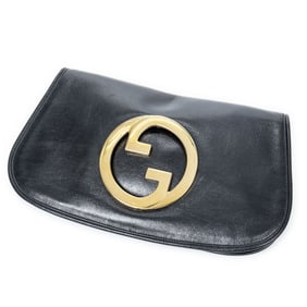 GUCCI VINTAGE 1973 BLONDIE CLUTCH BLACK
