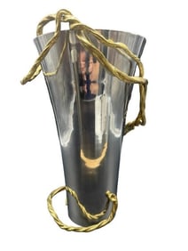 MICHAEL ARAM WISTERIA VASE 14"