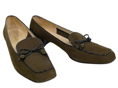 SALVATORE FERRAGAMO BROWN TAUPE SHOES SZ 7