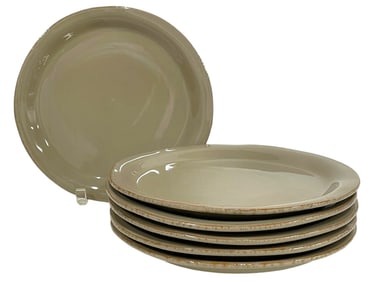 VIETRI SET OF SIX DINNER PLATES