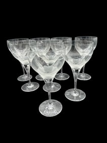 ROSENTHAL LOTUS BLOSSOM WINE GLASS SET (10)