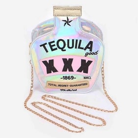 WE LOVE TEQUILA CLUTCH OR CROSSBODY HANDBAG