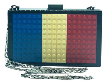 NEW LES PETITS JOUEURS "FRANCE" LEGO PURSE