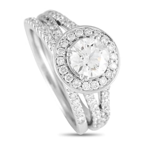 LB EXCLUSIVE 14K GOLD & DIAMOND RING S7.25 -1.75CT