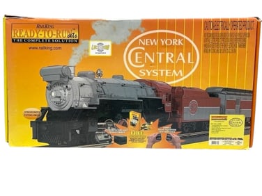 NEW YORK CENTRAL SYSTEM RAIL KING TRAIN SET IN BOX
