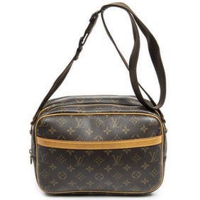 LOUIS VUITTON REPORTER PM BROWN SHOULDER BAG