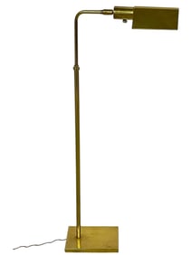 MID CENTURY MODERN BRASS PHARMACY FLOOR LAMP