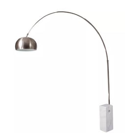 MID MOD ARC LAMP WITH MARBLE BASE 96"