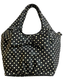 KATE SPADE NEW YORK NYLON POLKA DOT BOW BAG