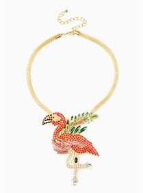 NIB EYECANDY LA ROSA NECKLACE