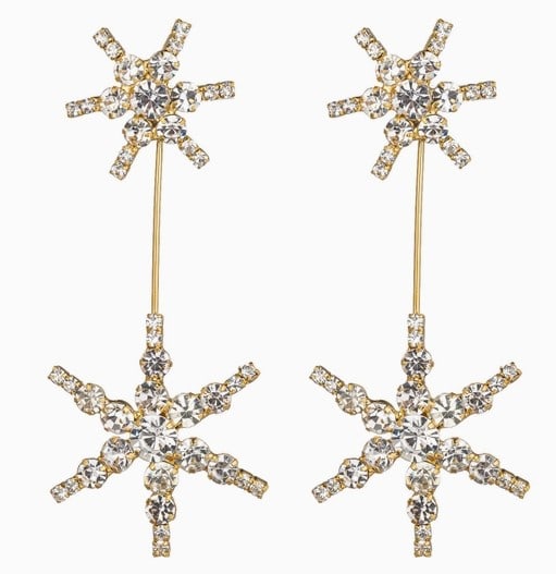NIB EYECANDY LA NORTH STAR STATEMENT DROP EARRINGS (1 of 2)