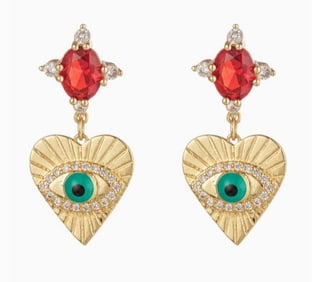 NIB EYECANDY LA WILLOW EARRINGS