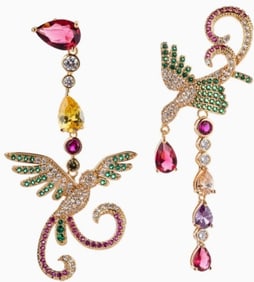 NIB EYECANDY LA ALEXANDRINE EARRINGS