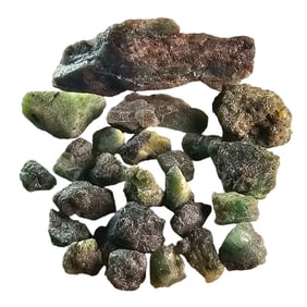 182.50 CT ROUGH EMERALD GEMSTONES LOT