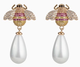 NIB EYECANDY LA ANGELINA EARRINGS