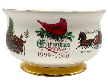 VINTAGE TELEFLORA WYSOCKI 1999-2000 CERAMIC BOWL