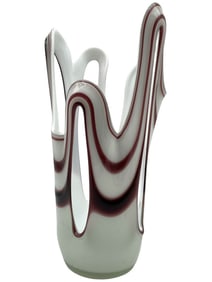HANDBLOWN GLASS ART VASE