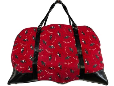 LULU GUINESS LONDON SCOTTY OVERNIGHT BAG