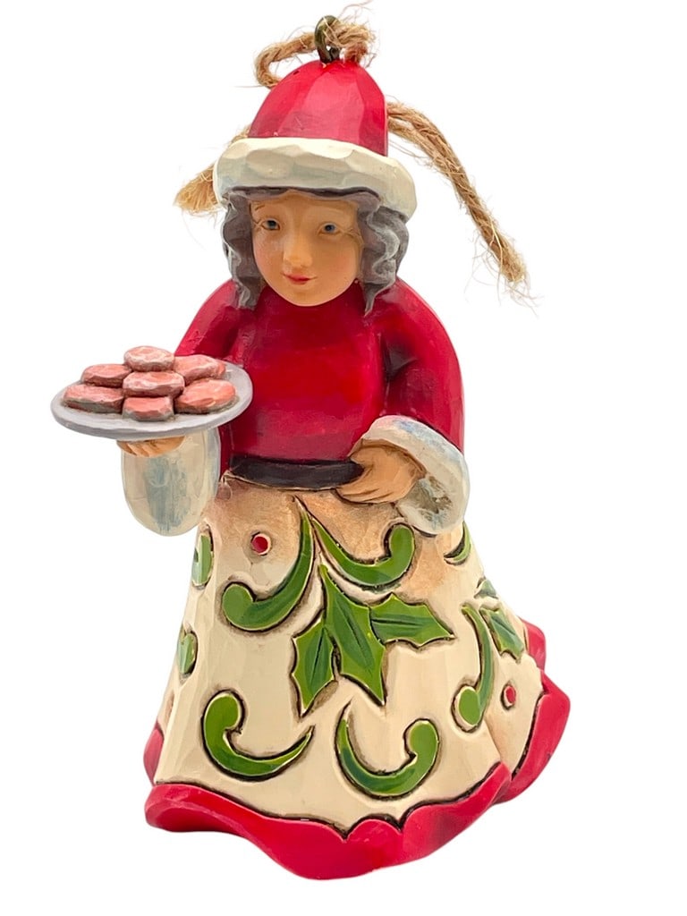 JIM SHORE MRS CLAUS ORNAMENT: JIM SHORE MRS CLAUS ORNAMENT -VERY GOOD CONDITION -APPROX 3.5" TALL -JA 111924 #6 ***Please note that due to limited storage space, all items must be picked up within 14 days of the auction's conclusi