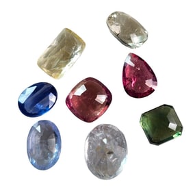 7 CT FACETED UNTREATED SAPPHIRES GEMSTONES LOT
