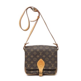 LOUIS VUITTON CARTOUCHIERE MM SHOULDER BAG