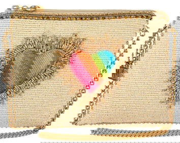 -NEW MARY FRANCES LOVE AFFAIR RAINBOW CROSSBODY
