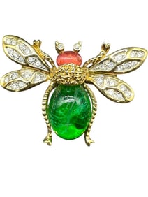 KENNETH LANE BEE INSECT BROOCH PIN