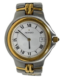 MEN'S MOVADO OLYMPIAN QUARTZ MOVEMENT WATCH