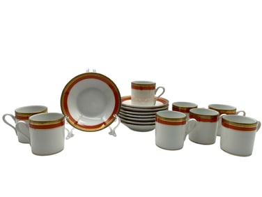 RICHARD GINORI ESPRESSO SET OF 8 MADE IN ITALY