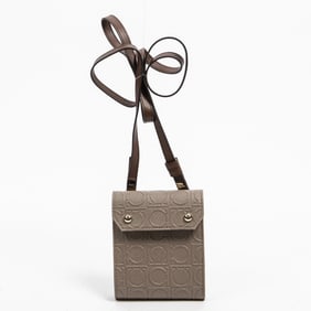 FERRAGAMO COMPACT BI-FOLD WALLET WITH STRAPS