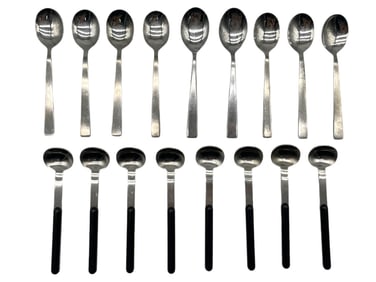 SET OF BOAC AND LAUFFER TEASPOONS