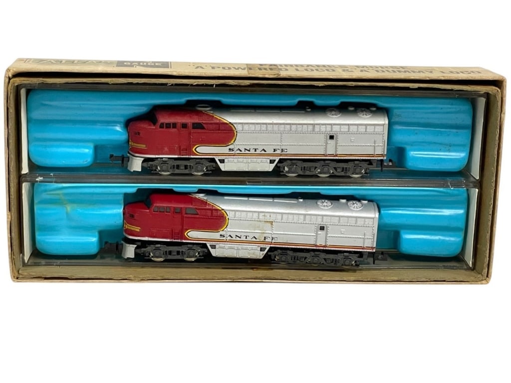 ATLAS N GAUGE FAIRBANKS LOCOMOTIVE TRAIN SET W BOX (1 of 7)