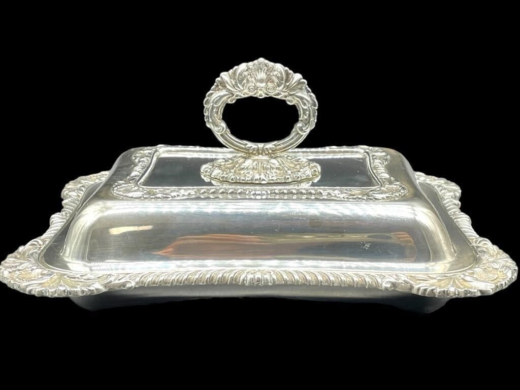 LORD ROBERT STERLING SILVER COVERED SERVER 2013 G (1 of 12)