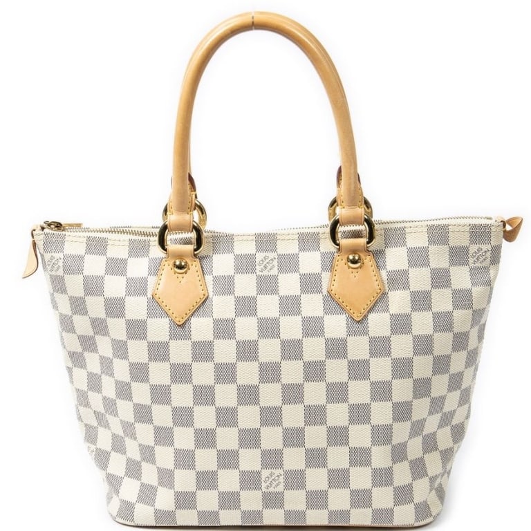 LOUIS VUITTON SALEYA PM IVORY SHOULDER BAG (1 of 7)