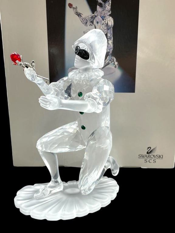 NIB SWAROVSKI CRYSTAL 2001 MASQUERADE HARLEQUIN (1 of 7)