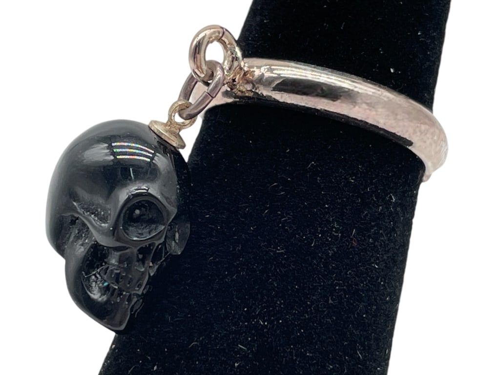 LES BIJOUX DE SOPHIE GOTHIC GLAM SKULL RING: LES BIJOUX DE SOPHIE GOTHIC GLAM SKULL RING -NEW WITHH TAG $120THIS STATEMENT RING IS A PERFECT BLEND OF DARK AND DAZZLING -