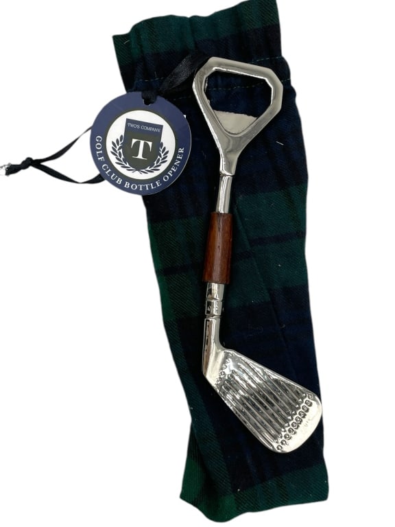 NEW! TWO'S COMPANY GOLF CLUB BOTTLE OPENER (1 of 5)