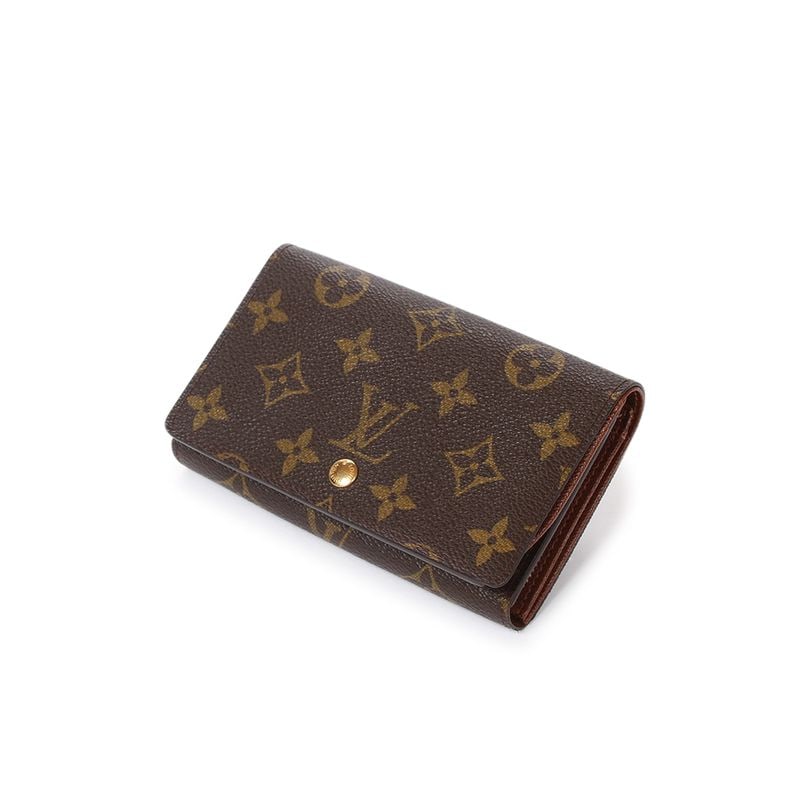 LOUIS VUITTON PORTE-TRESOR ZIP WALLET BROWN (1 of 3)