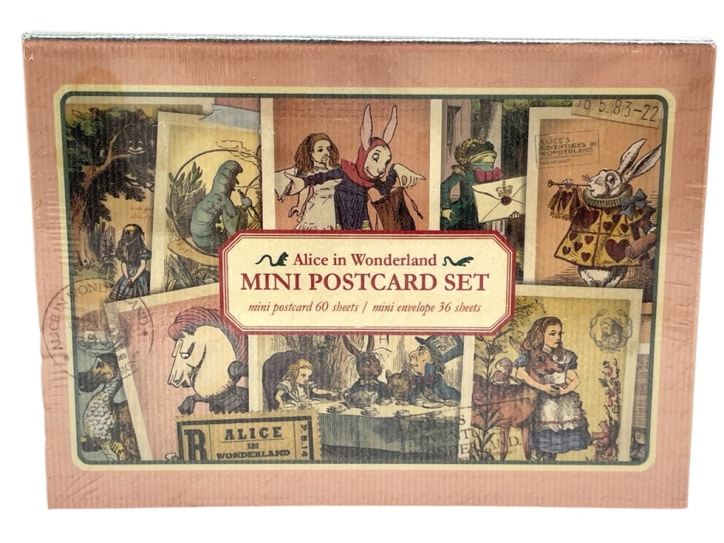 NEW! ALICE IN WONDERLAND MINI POSTCARD SET (1 of 6)