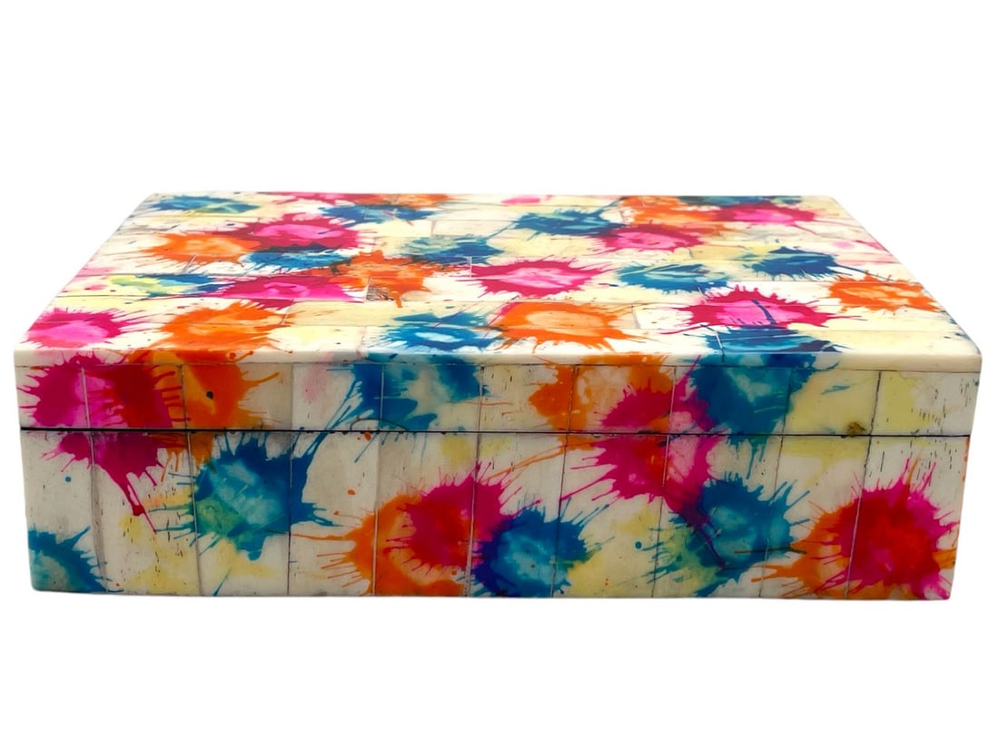 SMALL VIBRANT DECORATIVE BOX (1 of 8)