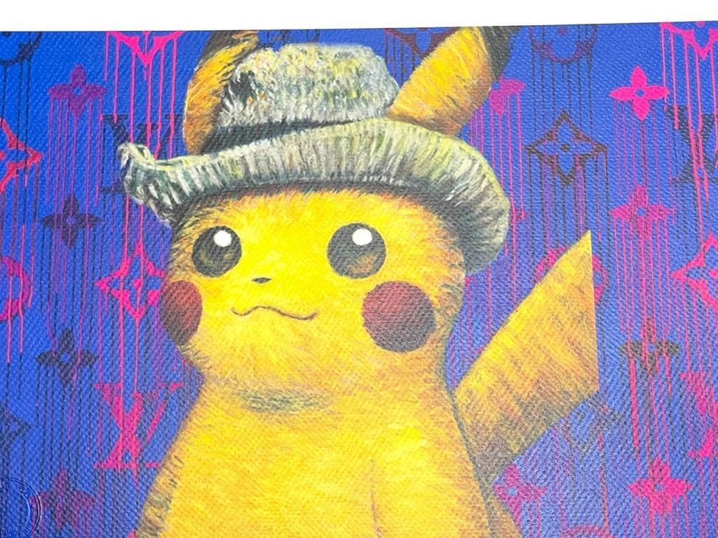 DEATH NYC STREET ART PRINT WITH PIKACHU (1 of 5)