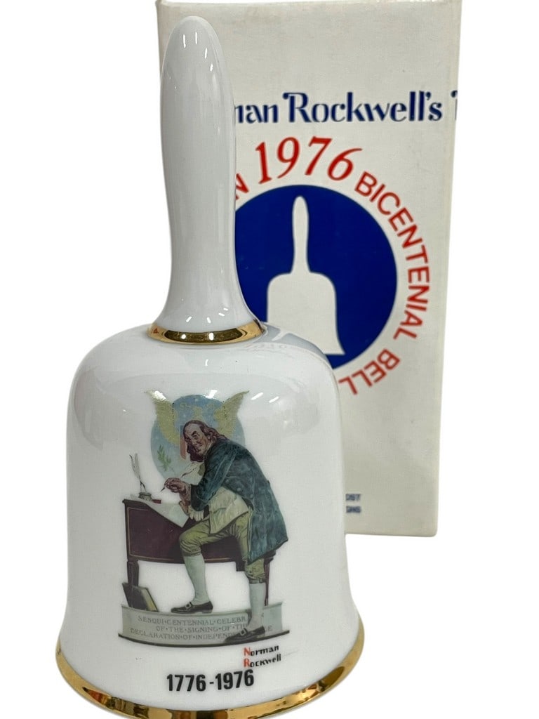 NIB NORMAN COLLECTIBLE BICENTENNIAL BELL 1976 (1 of 4)