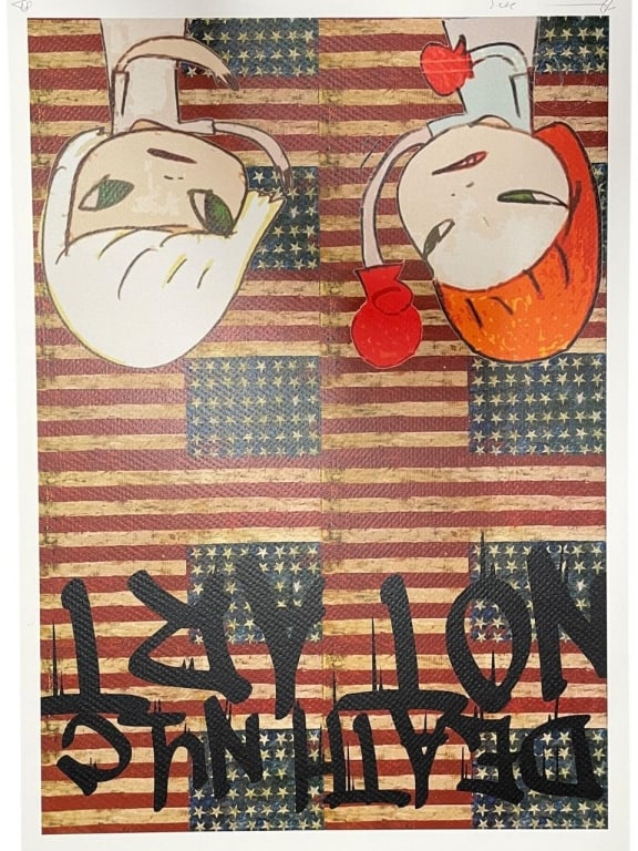 DEATH NYC STREET ART PRINT 18" (1 of 4)