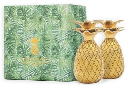 NIB THE PINEAPPLE CO. TWO PINEAPPLE SHOT GLASSES: NIB THE PINEAPPLE CO. TWO BRASS PINEAPPLE SHOT GLASSES -NIB -APPROX 4" TALL -ORIGINAL RETAIL $45 -JA 112124 ***Please note that due to limited storage space, all items must be picked up within 14 days
