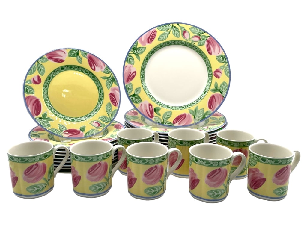 VILLEROY & BOCH SWITCH SUMMERHOUSE PORCELAIN SET 8 (1 of 9)