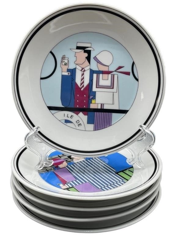 5 PHILIPPE DESHOULIERES FRANCE APPETIZER PLATES (1 of 4)