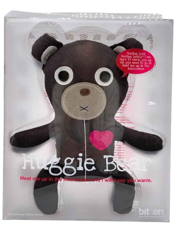 NIB HUGGIE BEAR MICROWAVABLE HEATED STUFFED ANIMAL (1 of 4)